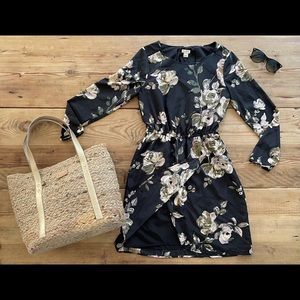 🐝 J.Crew Charcoal Gray Dress